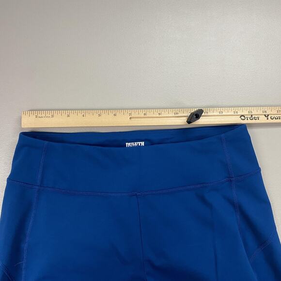 Duluth Trading Classic Noga Pants Womens Medium x29 Blue Zip Pocket Straight Leg - Picture 5 of 12